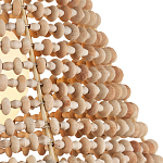Подвесной светильник в форме колокола из деревянных бусин Wooden Beads варинант исполнения - 2 | Loft Concept в Ростове-на-Дону