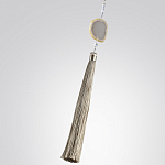 Бра с шарообразным плафоном из белого стекла с подвеской из камня Agatelle варинант исполнения - 7 | Loft Concept в Ростове-на-Дону