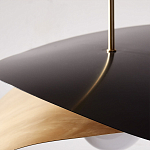 Люстра круглая с 2-мя металлическими абажурами Andromeda варинант исполнения - 4 | Loft Concept в Ростове-на-Дону