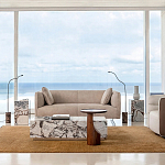 Приставной столик из массива дерева Walnut варинант исполнения - 8 | Loft Concept в Ростове-на-Дону