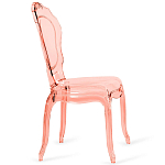 Прозрачный стул розовый LOUIS GHOST CHAIR Pink варинант исполнения - 3 | Loft Concept в Ростове-на-Дону