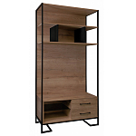 Стеллаж под TV в стиле лофт с открытыми полками и ящиками Urban Style Space варинант исполнения - 1 | Loft Concept в Ростове-на-Дону