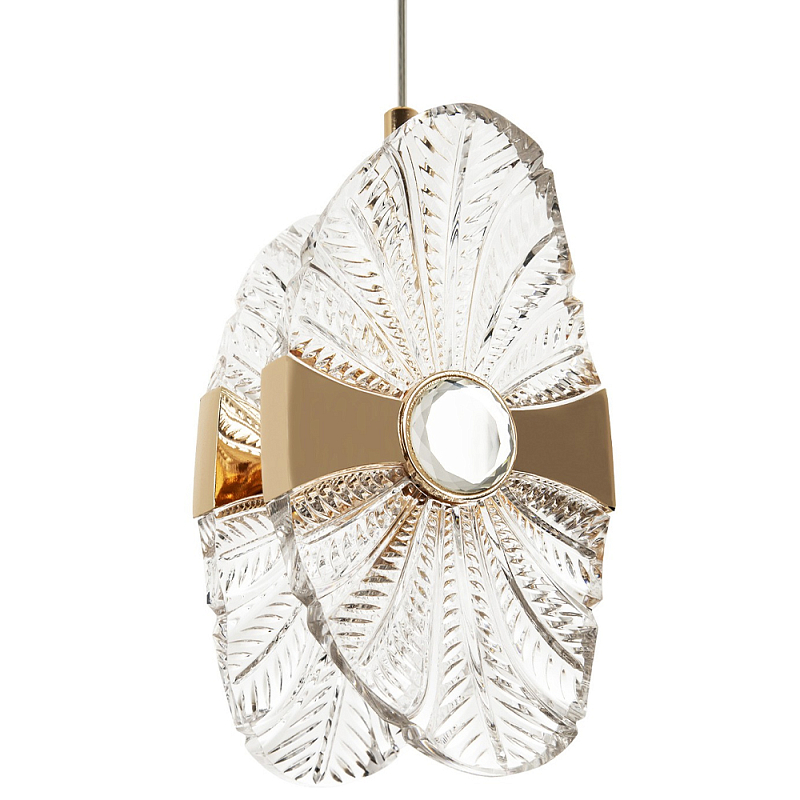     Fleuretta Crystal Gold Hanging Lamp     -- | Loft Concept 