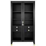 Дизайнерский шкаф витрина Elsa Dreams Black с 4-мя ящиками варинант исполнения - 1 | Loft Concept в Ростове-на-Дону