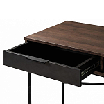 Стол рабочий в стиле лофт с ящиком и нишей для хранения Urban Style Space 2 варинант исполнения - 4 | Loft Concept в Ростове-на-Дону