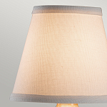 Бра со стеклянным шарообразным декором с пузырьками и бежевым абажуром Feiss варинант исполнения - 2 | Loft Concept в Ростове-на-Дону