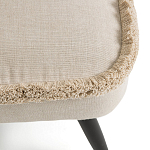 Кресло с декором бахрома Linen Fringe Chair Beige варинант исполнения - 6 | Loft Concept в Ростове-на-Дону