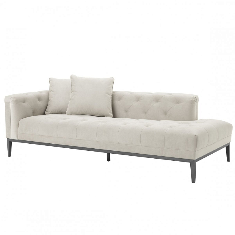  Eichholtz Lounge Sofa Cesare Left Pebble grey -    -- | Loft Concept 