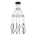 Люстра светодиодная с 6-ю сферическими стеклянными плафонами Splatter варинант исполнения - 1 | Loft Concept в Ростове-на-Дону