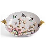 Белое фарфоровое блюдо с изображением бабочек Eden Garden варинант исполнения - 2 | Loft Concept в Ростове-на-Дону