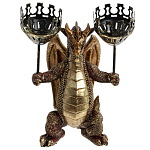 Подсвечник в виде дракона Dragon with Two Candlesticks варинант исполнения - 5 | Loft Concept в Ростове-на-Дону