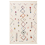 Ковер с графическим разноцветным узором Vinridio Bо  Multi варинант исполнения - 1 | Loft Concept в Ростове-на-Дону