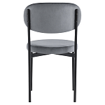 Стул с круглым сиденьем на металлическом основании ALFIE CHAIR Grey варинант исполнения - 3 | Loft Concept в Ростове-на-Дону