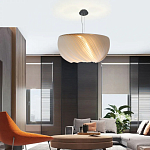 Подвесной светильник с белыми изящными декоративными лепестками Volumetric Petal Lamp варинант исполнения - 5 | Loft Concept в Ростове-на-Дону