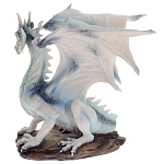 Декоративная статуэтка Белый Дракон Dragon White Statuette варинант исполнения - 3 | Loft Concept в Ростове-на-Дону