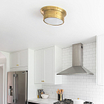 Потолочный светильник круглый цвета состаренная латунь Modern Simple Ceiling Light варинант исполнения - 3 | Loft Concept в Ростове-на-Дону