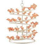 Люстра спиралевидная с фигурками птенцов Playful Chandelier варинант исполнения - 2 | Loft Concept в Ростове-на-Дону