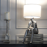 Настольная лампа TERRAMI с абажуром варинант исполнения - 3 | Loft Concept в Ростове-на-Дону