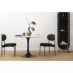 Стул мягкий Alfie Chair черный варинант исполнения - 6 | Loft Concept в Ростове-на-Дону