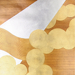 Обои ручная роспись в стиле Арт-деко Namban Colourway SC-290 on Deep Rich Gold gilded paper варинант исполнения - 1 | Loft Concept в Ростове-на-Дону