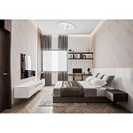 Потолочный светильник овальной формы белого цвета с 7-ю лампами Lunar Pebbles варинант исполнения - 12 | Loft Concept в Ростове-на-Дону