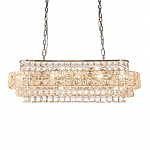 Люстра овальной формы хрустальная в неоклассическом стиле Majesty варинант исполнения - 5 | Loft Concept в Ростове-на-Дону