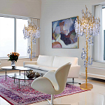 Торшер в виде золотого дерева с листьями FAIRYTREE Light варинант исполнения - 3 | Loft Concept в Ростове-на-Дону