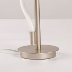 Настольная лампа белым изогнутым плафоном на круглой подставке Luke Lampco Tracer Lamp варинант исполнения - 11 | Loft Concept в Ростове-на-Дону