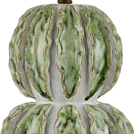 Настольная лампа с фактурным основанием с сочетании белого и зеленого цветов Festoon варинант исполнения - 1 | Loft Concept в Ростове-на-Дону