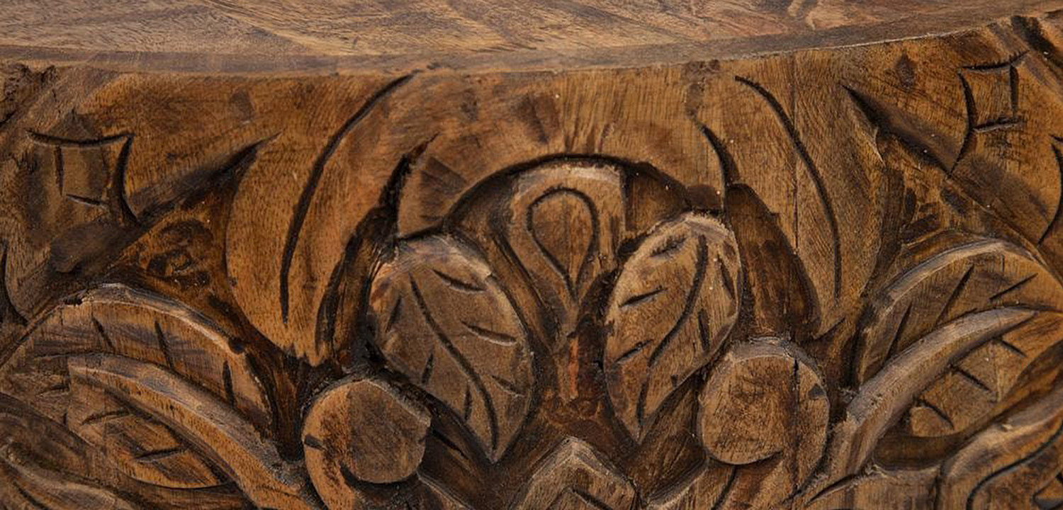 Кофейный стол Indian Carved Mango Tree  - Loft-Concept в Ростове-на-Дону