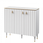 Консоль с дверками и белым рельефным фасадом Expanses of Beauty варинант исполнения - 1 | Loft Concept в Ростове-на-Дону