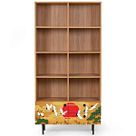 Широкий стеллаж с принтом Elise Rack варинант исполнения - 1 | Loft Concept в Ростове-на-Дону