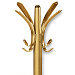 Вешалка золотого цвета с 4-мя крючками из пластика Curves Hangers варинант исполнения - 2 | Loft Concept в Ростове-на-Дону