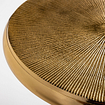 Кофейный стол из металла с круглой столешницей Table Gold Metal варинант исполнения - 5 | Loft Concept в Ростове-на-Дону