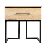 Тумба прикроватная с ящиком в стиле лофт Urban Style Space 2 варинант исполнения - 3 | Loft Concept в Ростове-на-Дону