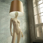 Лампа MANNEQUIN LAMP с абажуром изгибы тела варинант исполнения - 7 | Loft Concept в Ростове-на-Дону