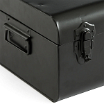 Металлический сундук Metal Chest Black варинант исполнения - 3 | Loft Concept в Ростове-на-Дону