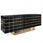 Дизайнерский комод в сочетании черного и золотого цвета Nubian варинант исполнения - 1 | Loft Concept в Ростове-на-Дону