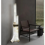 Торшер геометрический с тремя мраморными плафонами Marble Tripod варинант исполнения - 6 | Loft Concept в Ростове-на-Дону