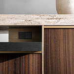 Кухонный гарнитур из массива дуба и камня Ratio Dada Engenereed варинант исполнения - 14 | Loft Concept в Ростове-на-Дону