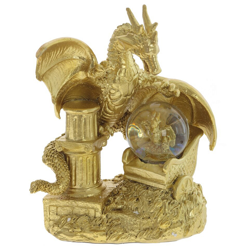      Dragon and Glass Ball Gold     -- | Loft Concept 