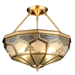 Люстра потолочная Leoni 2 в витражной технике