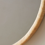 Зеркало круглое в раме из ротанга Wickerwork варинант исполнения - 2 | Loft Concept в Ростове-на-Дону