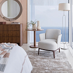 Приставной стол в шпоне ореха Elega варинант исполнения - 6 | Loft Concept в Ростове-на-Дону