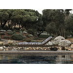 Шезлонг на металлическом каркасе с регулируемой спинкой GUELL Sunbed варинант исполнения - 9 | Loft Concept в Ростове-на-Дону