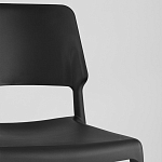 Пластиковый стул на ножках из массива бука Ferret Black 4 шт варинант исполнения - 8 | Loft Concept в Ростове-на-Дону