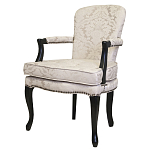 Кресло c растительным орнаментом Aubrey Classical Armchair beige jacquard варинант исполнения - 3 | Loft Concept в Ростове-на-Дону