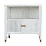 Прикроватная тумбочка с полкой Elsa Dreams White варинант исполнения - 6 | Loft Concept в Ростове-на-Дону