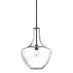 Подвесной светильник прозрачный стеклянный органической формы Kichler варинант исполнения - 1 | Loft Concept в Ростове-на-Дону