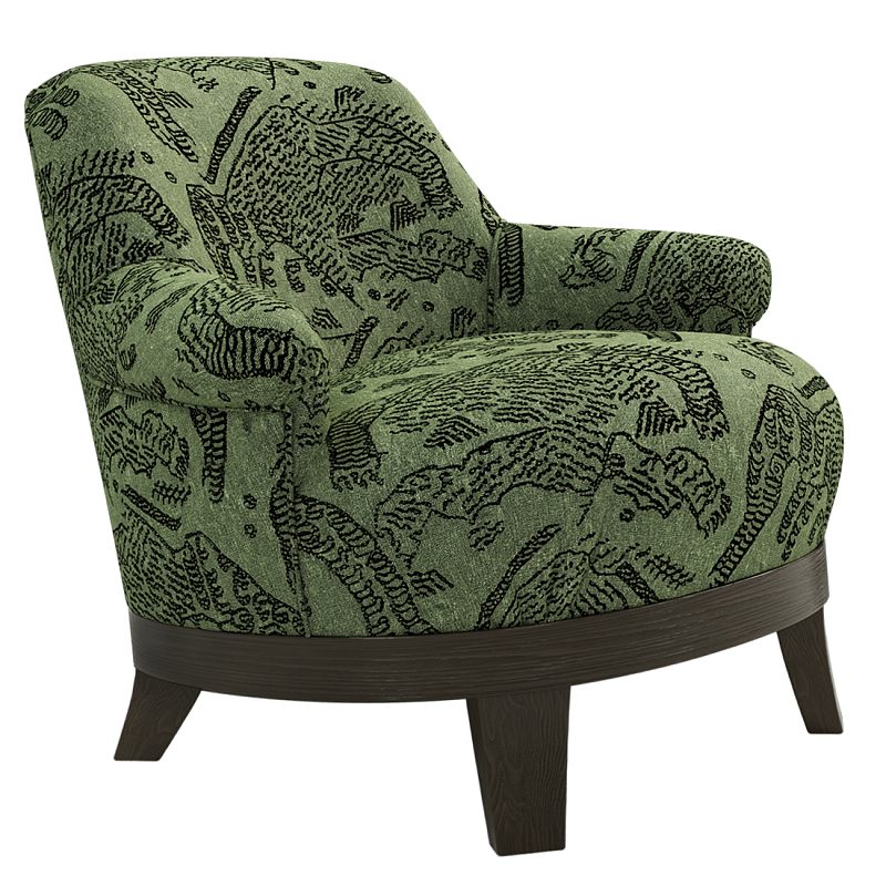 Кресло Turin Green Зеленый Коричневый в Ростове-на-Дону | Loft Concept 